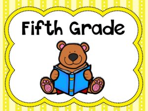 Fifth Grade Board Cover