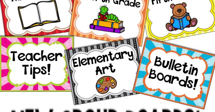 New Pinterest Group Boards for Upper Grades & More!