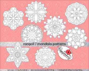 poppydreamz digital art rangoli