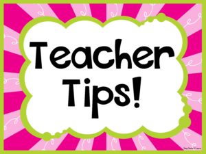 Teacher Tips Board Cover