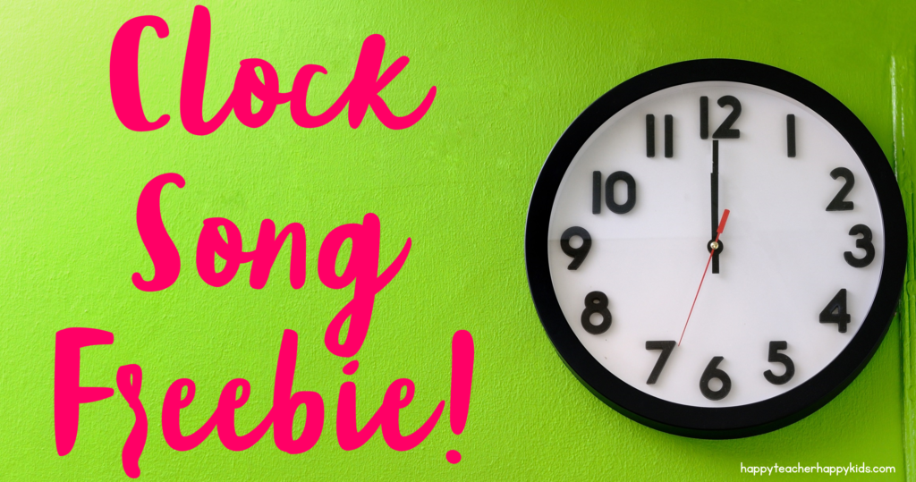 Clock Song Freebie FB Blog Header