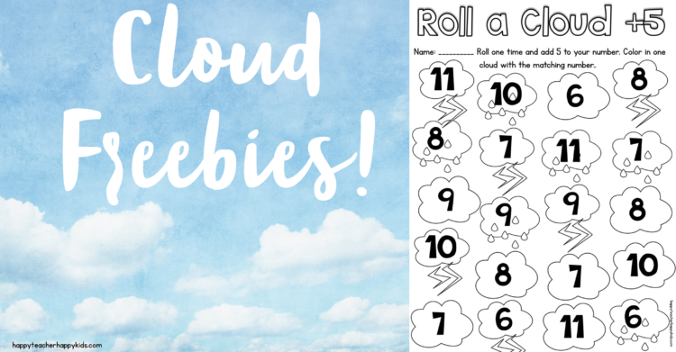 Cloud Fact Writing Freebies