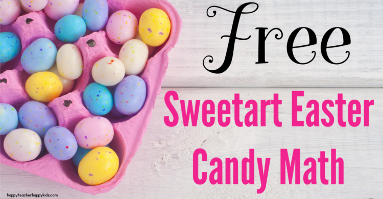 Free Sweetart Chicks, Ducks, & Bunnies Math Activities