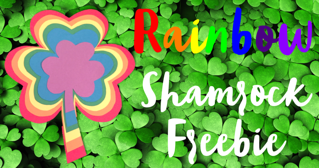 Rainbow Shamrock Craft FB Blog Header